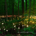 Iluminación de fibra óptica Iluminación de paisaje al aire libre para vacaciones